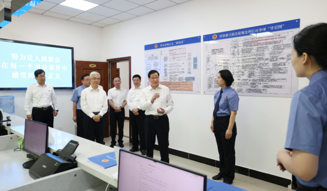 应勇赴基层联系点河北省定兴县检察院调研